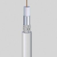 Cabo Coaxial 17vatc Branco 10m Cabo Coaxial 17vatc Branco 10m