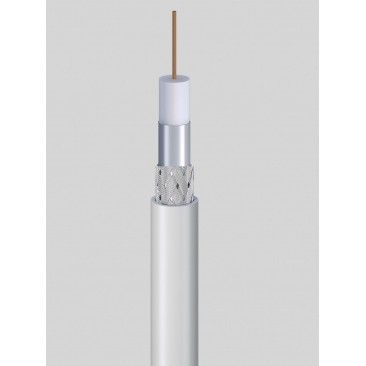 Cabo Coaxial 17vatc Branco 10m