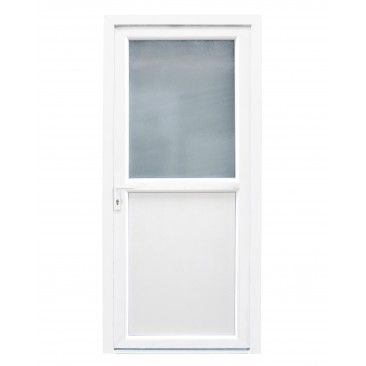 Porta Exterior Vidro Pvc 208x98cm Esquerda