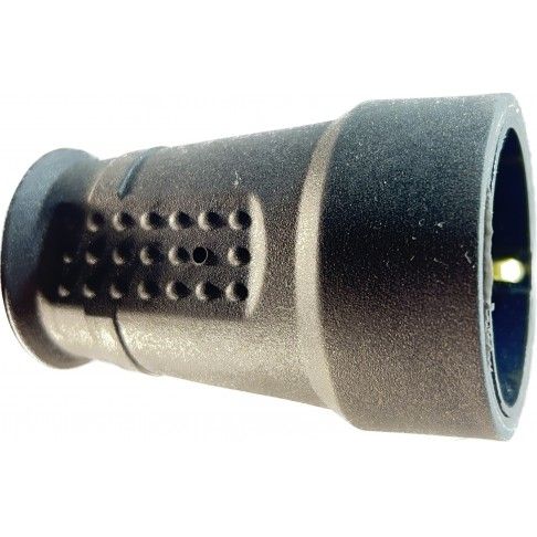 Ficha Schuko Borracha Femea 16a Preta Ficha Schuko Borracha Femea 16a Preta