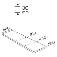 Tampo Max 81cm 30mm Estepa Tampo Max 81cm 30mm Estepa