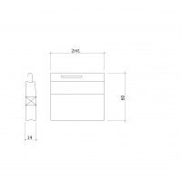 Régua Terminal para Estore Régua Terminal para Estore