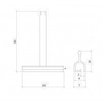 Ligador Tubo Oitavado Régua 2unid. Aluminio Ligador Tubo Oitavado Régua 2unid. Aluminio