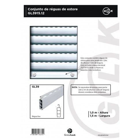 Pack 30 Réguas 150x120cm Lisa Branco Pack 30 Réguas 150x120cm Lisa Branco