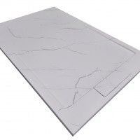 Base Resina 120x80x3.5cm Branco/ Mármore Base Resina 120x80x3.5cm Branco/ Mármore