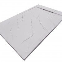 Base Resina 120x80x3.5cm Branco/ Mármore Base Resina 120x80x3.5cm Branco/ Mármore