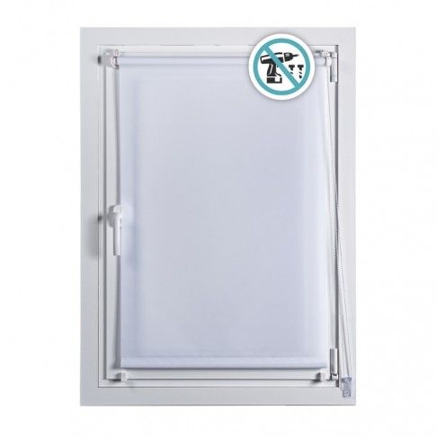 Estore Clip&Fix Trans 60x180cm Branco Estore Clip&Fix Trans 60x180cm Branco