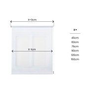 Estore Clip&Fix Trans 60x180cm Branco Estore Clip&Fix Trans 60x180cm Branco