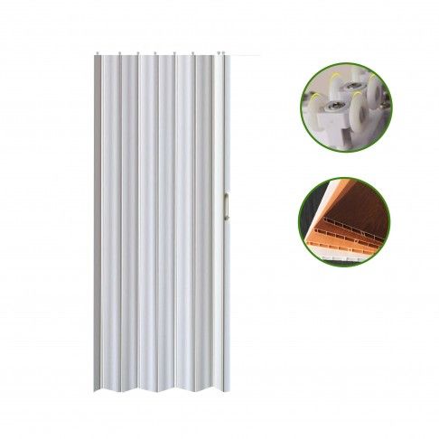 Porta De Fole 205x83cm Branca Porta De Fole 205x83cm Branca