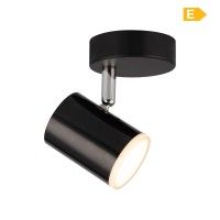 SPOT LED SMD BROD 1X5W 3000K 340L PRETO SPOT LED SMD BROD 1X5W 3000K 340L PRETO