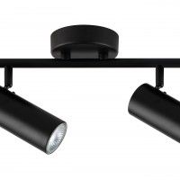 SPOT SPLIT 2XGU10 PRETO FOSCO SPOT SPLIT 2XGU10 PRETO FOSCO