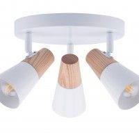 SPOT SALI 3XE14 MADEIRA BRANCO SPOT SALI 3XE14 MADEIRA BRANCO