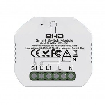 Mdulo 1 Canal Wifi+Rf433