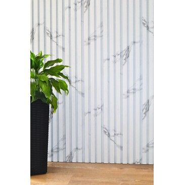 Ripado Pvc Calacatta 2800X143X24MM CX.2M2
