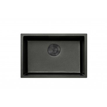 Lava-Loia Resina Retangular Preto 57,5x46cm