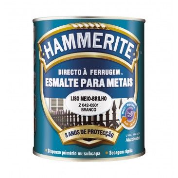 Esmalte Hammerite Meio Brilho Antiox Branco 0,75l