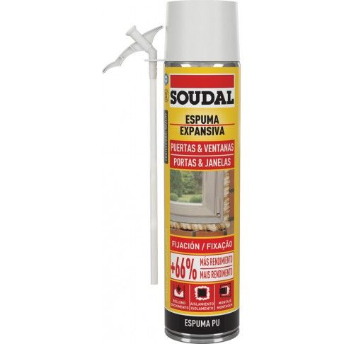 Espuma Col P/Pistola Isolamento Portas&Janelas 600ml Espuma Col P/Pistola Isolamento Portas&Janelas 600ml