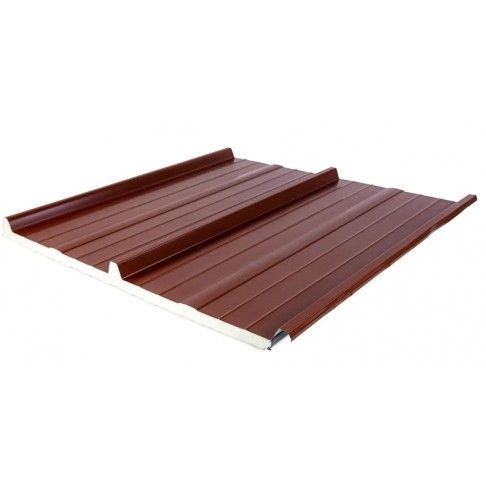 Painel Cobertura C3 3.5x1m 30mm Bordeaux Painel Cobertura C3 3.5x1m 30mm Bordeaux