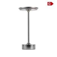 Candeeiro Mesa Smooth LED Interior/Exterior a Bateria Silver Candeeiro Mesa Smooth LED Interior/Exterior a Bateria Silver