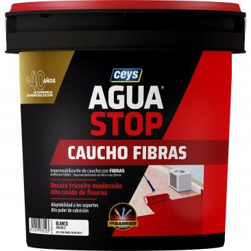 Aguastop Borracha Acrlica Fibras Branco 1Kg