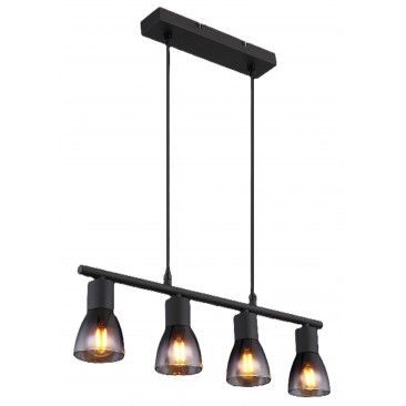 SUSPENSO KAISERI 4XE14 25W PRETO