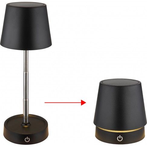 CANDEEIRO MESA LED1.2W 136LM USB 3000K PRETO CANDEEIRO MESA LED1.2W 136LM USB 3000K PRETO