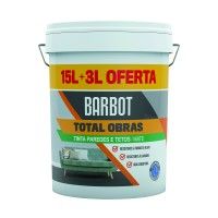 Tinta Total Obras Interior/Exterior Mate Branca 15+3l Tinta Total Obras Interior/Exterior Mate Branca 15+3l