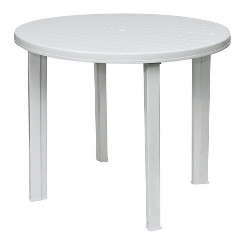 Mesa Redonda Viana 90cm Branca Mesa Redonda Viana 90cm Branca