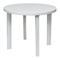 Mesa Redonda Viana 90cm Branca Mesa Redonda Viana 90cm Branca