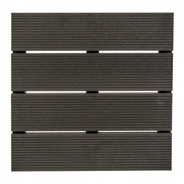 Estrado Deck Compsito 50x50x6.5cm Cinza