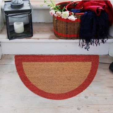 Tapete Cairo 1/2 Lua 70x40cm Vermelho