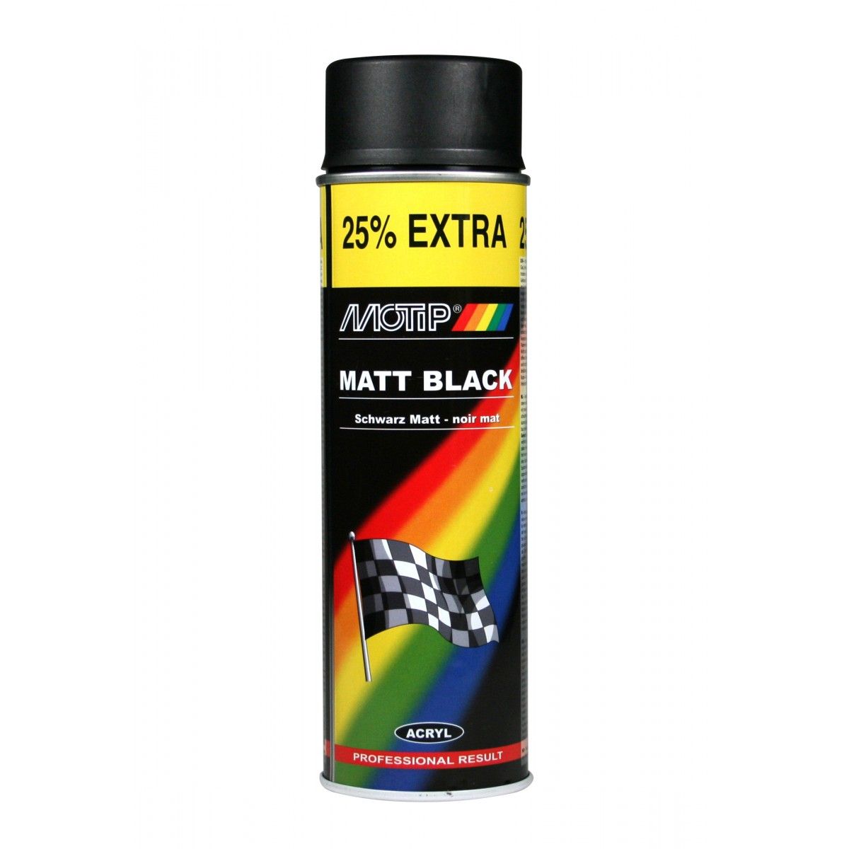 Spray Auto RAL 9005 Preto Mate 500ml 20015839 MaxMat