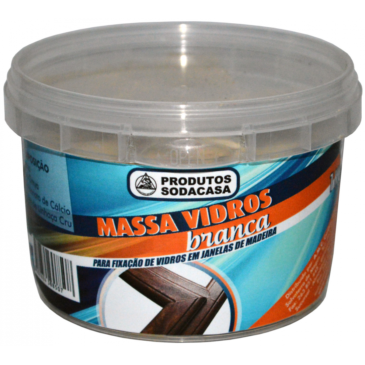 Massa Vidraceiro Branco 1kg - 2325276 - MaxMat